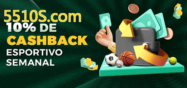 10% de bônus de cashback na 5510S.com