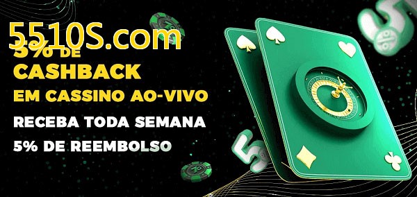 Promoções do cassino ao Vivo 5510S.com